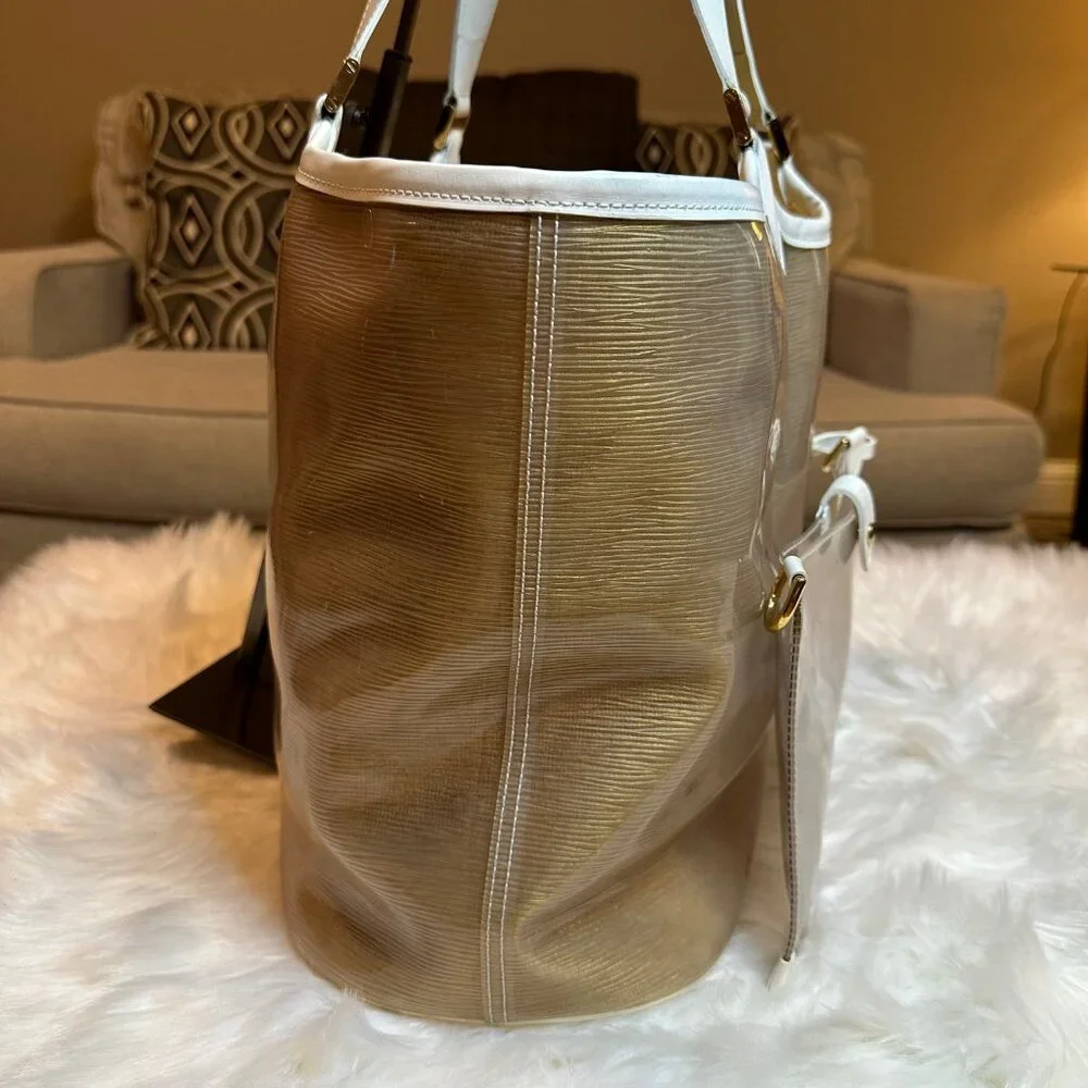 ❌SOLD❌Authentic Louis Vuitton Large Epi Plage Lagoon Bay GM Tote w/ Pochette - Picture 4 of 17